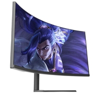 34 pouces 3440*1440 4K résolution 165hz 1ms DP HD VESA écran d'ordinateur PC moniteur de jeu incurvé de bureau