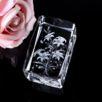 Cube Cadre Photo avec Lumière Led Personnalisé Laser Graver 3d Photo Cube de Cristal pour Cadeau Souvenir Cube de Cristal avec Lumière Led