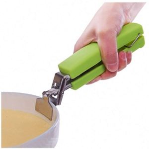Herramienta <span class=keywords><strong>de</strong></span> cocina Anti-Hot Dish Plates Bowl Clips Acero inoxidable Exquisito Bowl Pot Pan Gripper con mango <span class=keywords><strong>de</strong></span> plástico - Product Image 1
