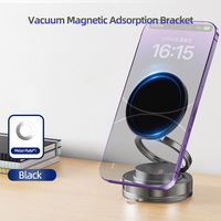 Support de téléphone portable pliable magnétique pour voiture, support magnétique de bureau à ventouse, accessoires pour automobile
