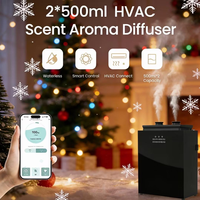 Diffuseur de parfum à double diffusion Crearoma avec diffuseur d'air froid pour huiles parfumées, idéal pour les espaces commerciaux et les halls d'accueil