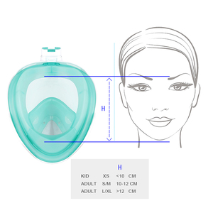 Máscara de Snorkel Completa para Niños, Hecha a Medida Profesionalmente, para Entrenamiento de Natación y Buceo con Vista Panorámica - Product Image 4