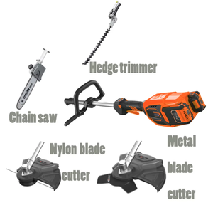 <span class=keywords><strong>Débroussailleuse</strong></span> sans fil à moteur lithium sans balais 4-en-1, taille-haie électrique sur perche, sécateur <span class=keywords><strong>40V</strong></span> 800W, manche télescopique 360mm OEM - Product Image 2