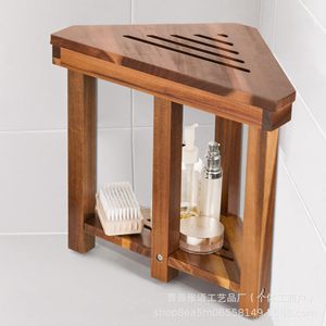 Zhang Yu Wooden <b>Bathing</b> Shelf Solid Wood <b>Storage</b> Rack For Bathtub Bathroom Toiletries Organizer - Product Image 5