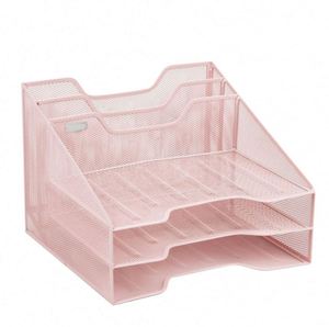 Chinese Factory Top Quality Best Price Mesh Desk <b>File</b> Organizer Letter Trays Mail Sorter Paper Holder Mesh Desk Organizer - Product Image 4