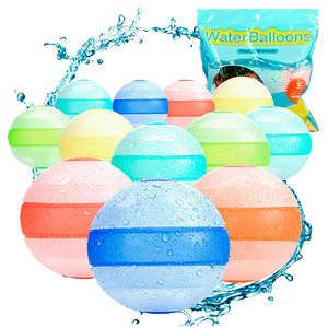 Kean – ballons d'eau en silicone, 18 pièces, jouet aquatique coloré et réutilisable pour la piscine, la plage, le plaisir estival - Product Image 5