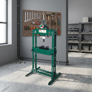 Presse d'atelier hydraulique 10 tonnes à longue durée de vie, alésage de cylindre 50 mm, pression d'entrée 500 kg/cm, 72 kg, fabriquée à Taïwan - Product Image 2