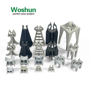 Woshun 25mm - 90mm 1 " - 3 5/8" Dalle sur sol Barres d'armature et chaise en maille Combinaison Chaise de bar à clipser Chaise en plastique SOG - Product Image 1