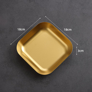 <span class=keywords><strong>Plateau</strong></span> de service carré doré en acier inoxydable <span class=keywords><strong>Plateau</strong></span> à sushi mat avec double poignée <span class=keywords><strong>Plateau</strong></span> à <span class=keywords><strong>homard</strong></span> espagnol pour restaurant - Product Image 5