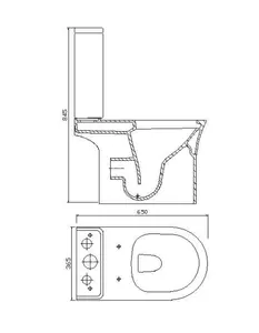 Inodoro de cerámica brillante Bestbath de alta calidad, inodoro de baño, inodoro de dos piezas