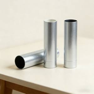 Nuevos tubos de lápiz labial de 3.5g, tubos vacíos para bálsamo labial, tubos de lápiz labial DIY de alta gama en acabado mate plateado y dorado, tubos vacíos para cera labial. - Product Image 4