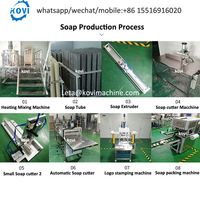 Machine Automatique de Fabrication de Savon pour Buanderie et Toilettes, Petite Ligne de Production, Coupe-Savon à Glissière