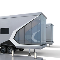 Maison capsule intelligente modulaire préfabriquée de luxe moderne à 2 chambres, 20 pieds 40 pieds, avec cuisine et salle de bain, pour habitation portable