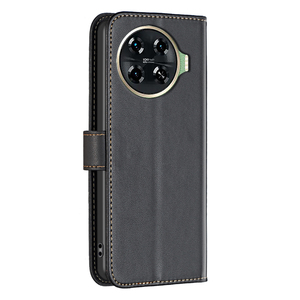 Custodia per telefono a portafoglio Business Flip in pelle per Tecno Spark 20 Pro +/Spark 20 Pro Plus ITEL A04 con custodia per telefono con slot per schede - Product Image 4