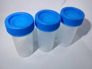 בקבוקונים של פתרון שימור תאים כחולים בהתאמה אישית למפעל