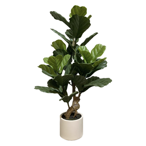 Thân Thiện Với Môi Nhân Tạo <span class=keywords><strong>Fiddle</strong></span> Lá Vả Bonsai Cây Nhựa Trong Chậu Ficus Lyrata Nhà Máy Cho Nhà Vườn Văn Phòng Trang Trí Nội Thất-Bán Buôn - Product Image 2