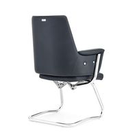 Chaises de bureau de luxe modernes et confortables en cuir véritable pour salle d'attente, idéales pour les réunions d'affaires et les visiteurs d'entreprise