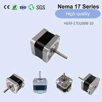 Moteur pas à pas hybride NEMA 17 42 mm 2 phases 1,8 degré 0,28 Nm 4,48 V 0,8 A avec connecteur 4 broches pour CNC