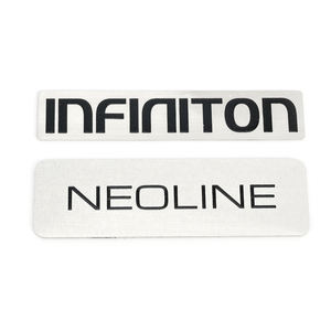 사용자 정의 스테인레스 스틸 알루미늄 합금 금속 표지판 명판 부식 방지 실크 스크린 인쇄 중국 기원 - Product Image 5