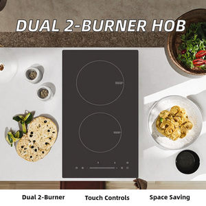 Fabrication cuisinière à induction 220V <span class=keywords><strong>2</strong></span> brûleurs avec conception intégrée pour comptoir - Product Image 4