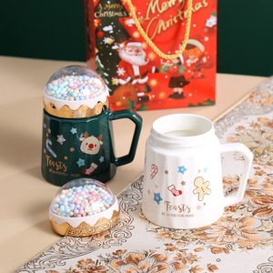 Mug/tasse en céramique à thème de Noël pour usage quotidien, gadgets tendance, ensemble <span class=keywords><strong>cadeau</strong></span> pour toutes les occasions avec faible MOQ pour hommes/femmes/enfants - Product Image 4