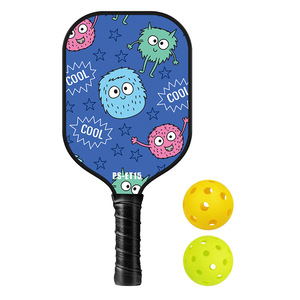 Raquetas <span class=keywords><strong>de</strong></span> <span class=keywords><strong>Pickleball</strong></span> Ligeras <span class=keywords><strong>de</strong></span> Fibra <span class=keywords><strong>de</strong></span> Carbono Aprobadas por la USAPA para Niños <span class=keywords><strong>de</strong></span> 4 a 11 Años, Núcleo <span class=keywords><strong>de</strong></span> Panal, Diseño Portátil, Empuñadura Pequeña - Product Image 4