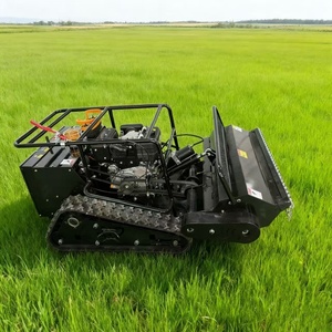 Tondeuse à gazon <span class=keywords><strong>robotisée</strong></span> intelligente télécommandée pour usage familial, agricole et industriel, tout-terrain, autopropulsée, avec élévateur hydraulique, coupe de 800 mm - Product Image 4