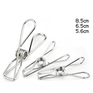 Bán Buôn Kẹp Quần Áo Kẹp Quần Áo Bằng Thép Không Gỉ Bền Kẹp Quần Áo Đa Năng Chốt Quần Áo Kẹp Dây Thép - Product Image 4