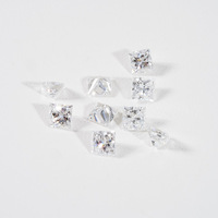 Diamant de laboratoire de marque Madonna, couleur D, certifié IGI, 1-3 carats, coupe princesse, diamant non monté, modèle L-125, origine Chine