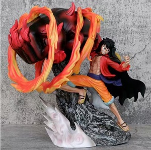 Figura de Acción de Monkey D. Luffy de <span class=keywords><strong>One</strong></span> <span class=keywords><strong>Piece</strong></span>, Edición Batalón del Halcón Rojo, Modelo Coleccionable de PVC, Juguete para Regalo, Éxito de Ventas 2026 - Product Image 2