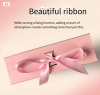 Boîte cadeau pliable en rose avec logo personnalisé et fermeture magnétique Conception cosmétique amusante pour l'emballage de fard à joues de crème pour le visage aux huiles essentielles