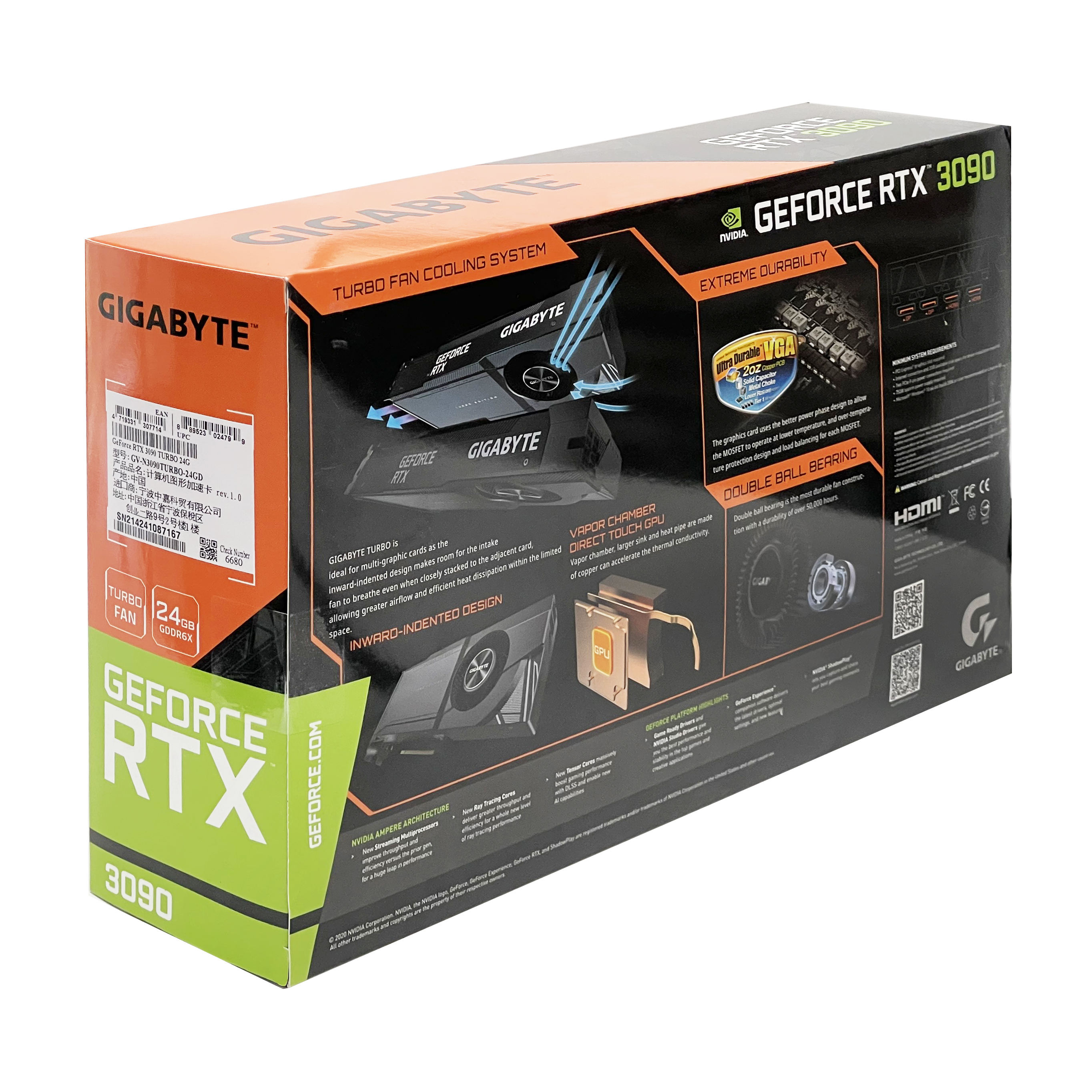 NVIDIA GeForce RTX 3090 24 GB - Üst Düzey Oyun GPU'su