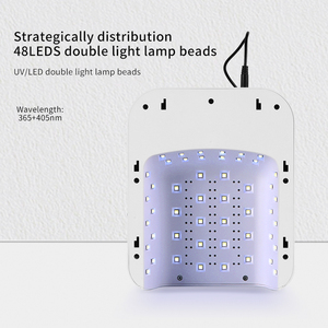 SNRQI Groothandel UV LED Nagellamp 48W Hoge Vermogen Nagellamp 2-in-1 Nageldroger 48 LED Lampjes UV Nagellamp voor Nagels - Product Image 5