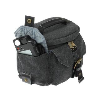 Sac à bandoulière pour appareil photo en toile imperméable, compatible DSLR, petit format, rembourré, style vintage, avec logo personnalisé, fabriqué en usine BSCI - Product Image 1