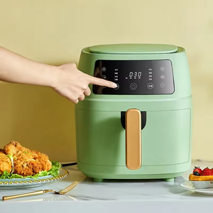 2024 Новое поступление бытовой 9 л сенсорный экран Двойная воздушная фритюрница с цифровым дисплеем умная воздушная фритюрница с <span class=keywords><strong>2</strong></span> независимыми корзинами - Product Image 2