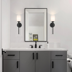 Appliques murales en verre modernes pour salon, hôtel, chambre à coucher, style ETL, couleur noire - Product Image 6