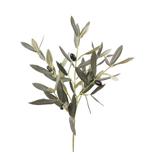 Branches d'olivier artificielles avec fruits, 30cm-100cm, en plastique et tissu, pour décoration intérieure, matériaux pour arrangements floraux - Product Image 4