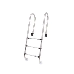 Pikes MU series Home Swimming Pool Ladder with Thickened 304 Stainless Steel Armrest Escalator Design for Easy Accessibility