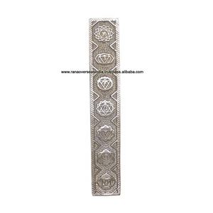 Aluminium Durable Seven Chakra and Seven Symbol <b>Incense</b> <b>Stick</b> <b>Holder</b> <b>Incense</b> Ash Catcher Gift Box for Aromatherapy Meditation - Product Image 1