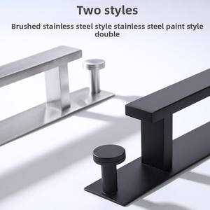 Toallero de Hierro Fundido con Espejo, Sin Perforaciones, para Baño, Barra de Toallas de un Solo Poste, Diseño Moderno y Ecológico - Product Image 3