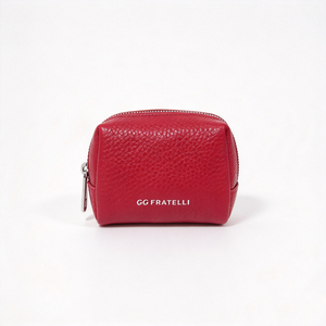 Pink Faux Leather Cosmetic Pouch, Portable Travel Makeup <b>Bag</b> With <b>Zipper</b> For Daily <b>Storage</b> - Product Image 1