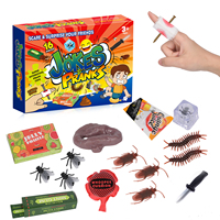Kit de blague drôle Gag cadeaux blague boîte blagues pratiques parfait fête faveurs 16 pièces farces pour enfants poisson d'avril nouveauté jouets