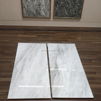 Vente en gros 60x120 Carreaux Brillant Luxe Salon Carrelages de sol en céramique Marbre Porcelaine pour Hall & Salle de bain Application