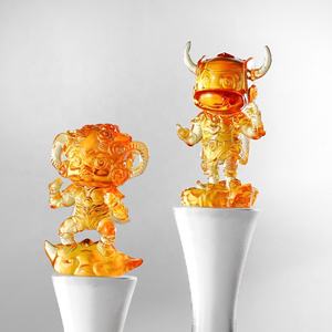 รางวัลคริสตัลเคลือบเงาแบบกำหนดเอง รูปแบบนักรบปกป้องสิบสองนักษัตรจีน - Product Image 4