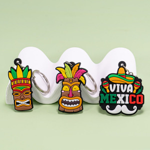 Unique Soft PVC Custom Rubber Keychains 2D Anime Cartoon Lightweight <b>Keyrings</b> Multiple Theme Stylish Gifts - Product Image 2