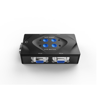 Kontroler Desktop MT-ViKI MT-401-KM 4 Port USB VGA KVM Switch + Kabel Buatan Guangdong Cetakan Pribadi