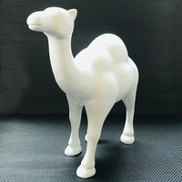 Souvenir scolaire, cadeau écologique, figurine de chameau en polyrésine peinte à la main, ornement décoratif pour la maison