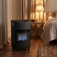 Chauffage mobile au gaz à flamme bleue certifié CE LUOQI, pour intérieur, avec dispositif de sécurité ODS, fonctionnement manuel, sans fumée, écologique