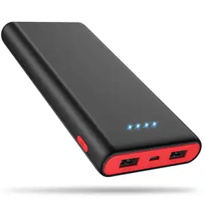 Taşınabilir güç banka Ultra yüksek kapasiteli hızlı telefon şarj ile yeni akıllı kontrol 2 USB portu harici cep telefonu pil