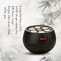 Haut-parleur audio portable Hi-Fi mini avec écran d'affichage et télécommande pour machine de chant bouddhiste zen, méditation en temple, Pali